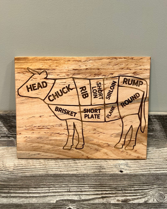 Ambrosia Maple Cow Cutting Board