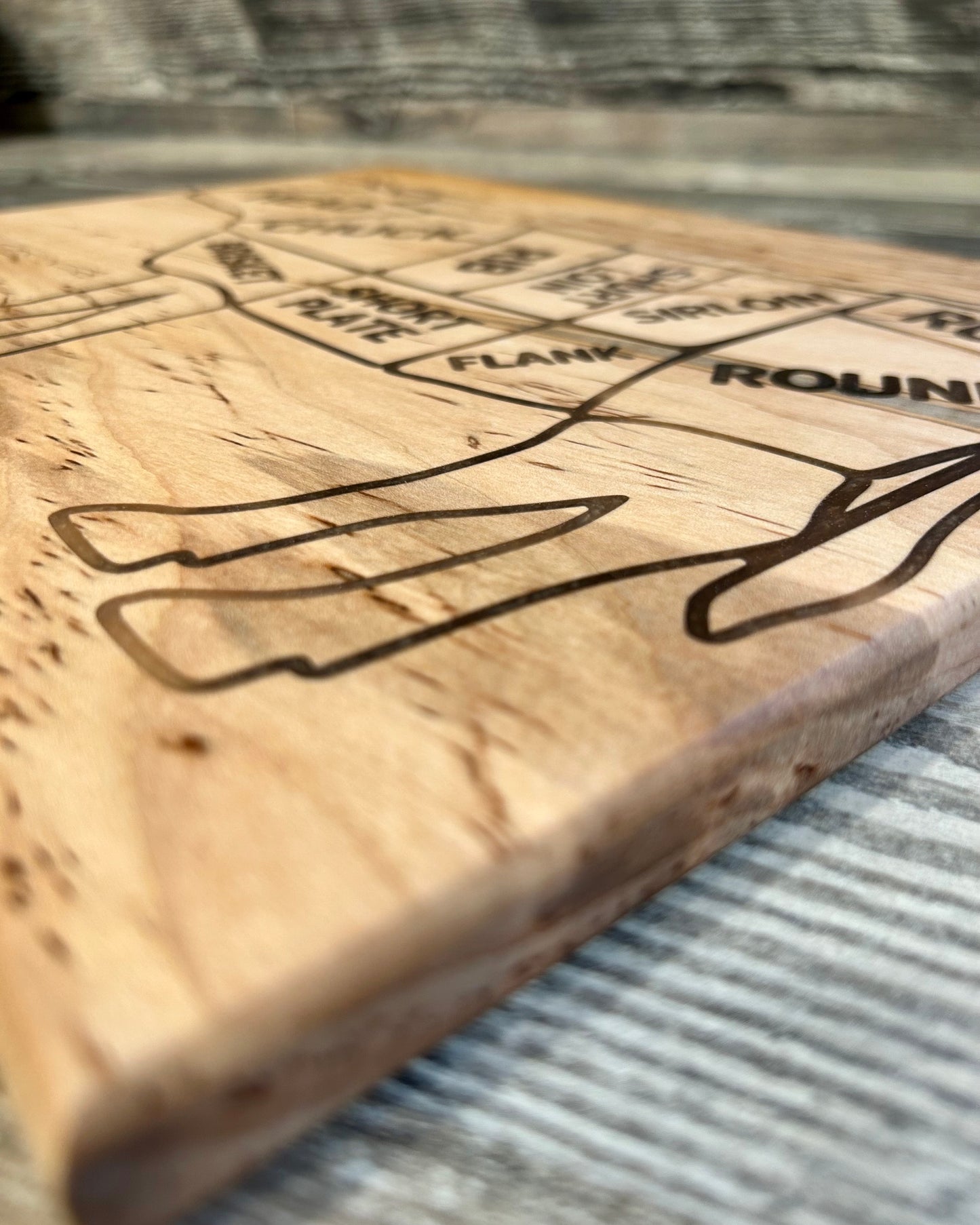 Ambrosia Maple Cow Cutting Board