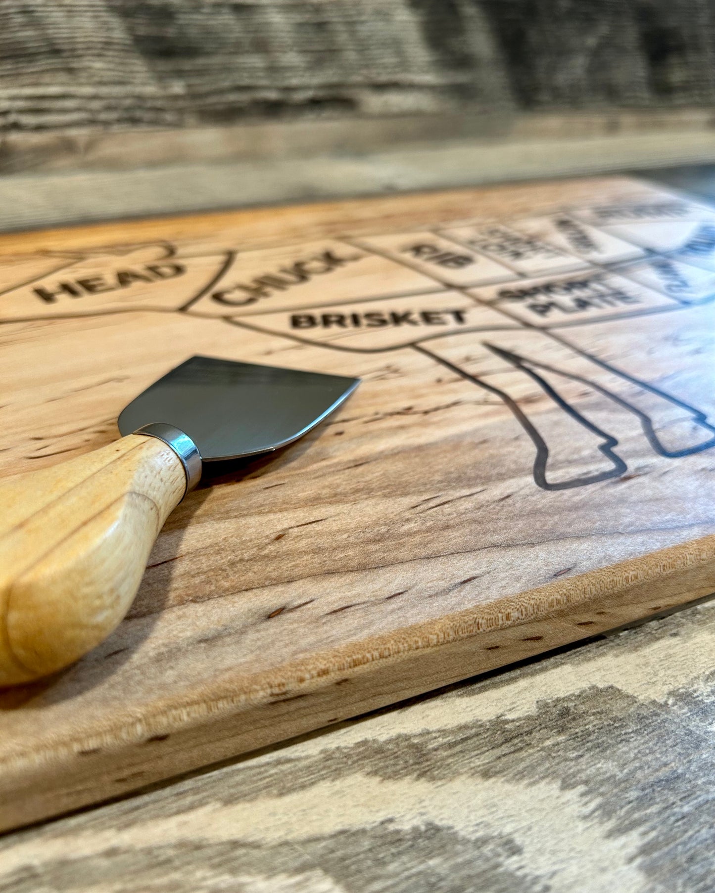 Ambrosia Maple Cow Cutting Board