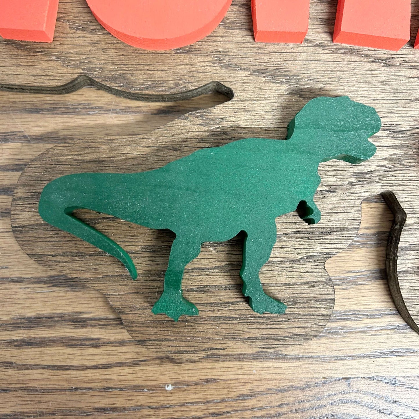 Dinosaur Nursery Name Sign