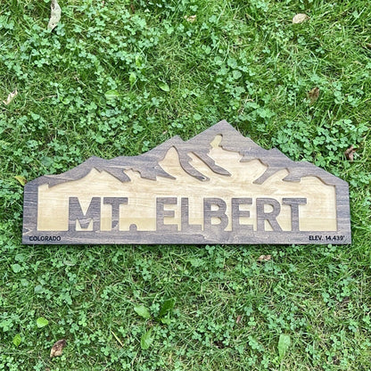 Custom Mountain Sign