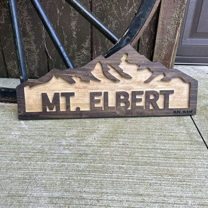 Custom Mountain Sign