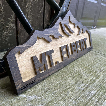 Custom Mountain Sign